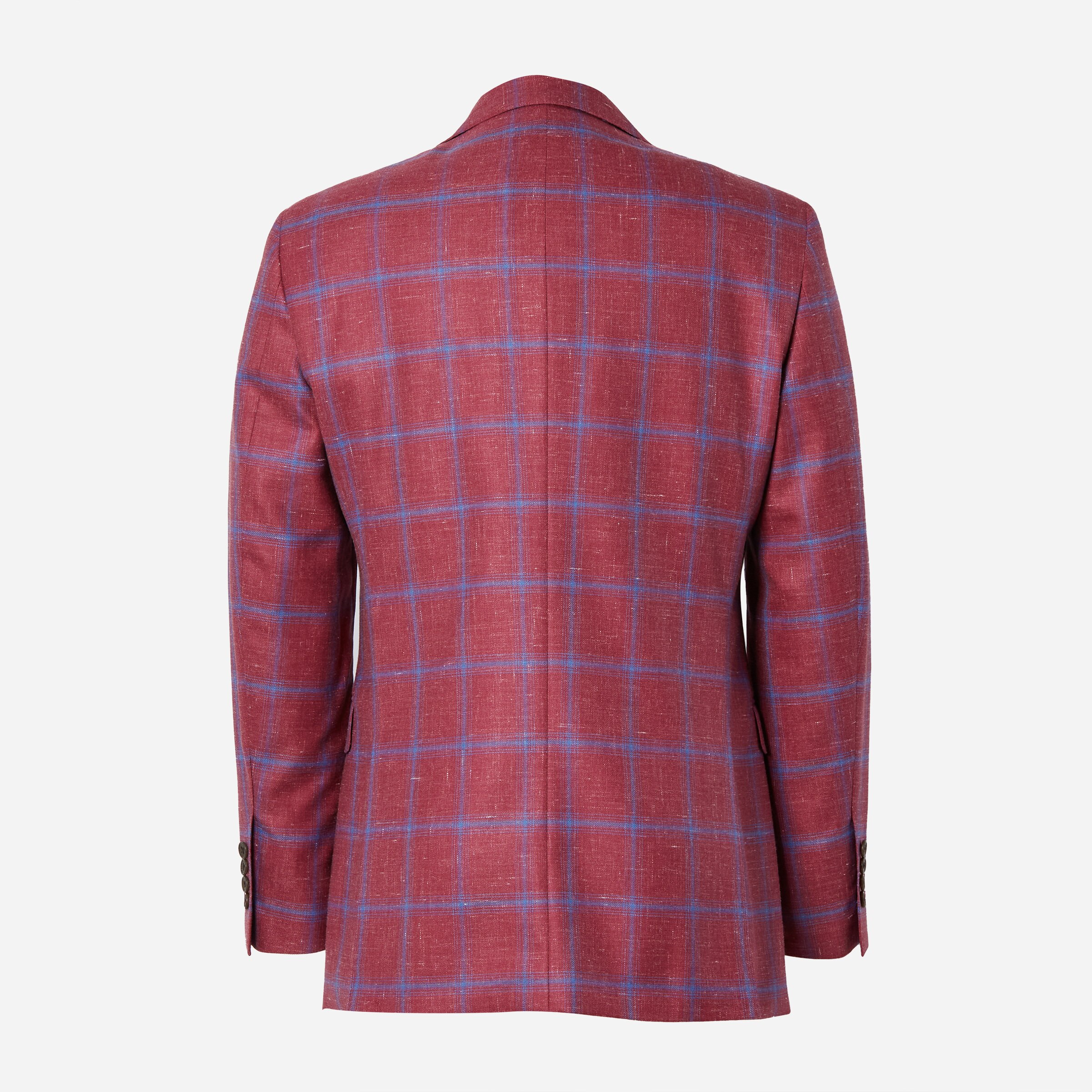 Madison Currant and Blue Windowpane Blazer Alton Lane