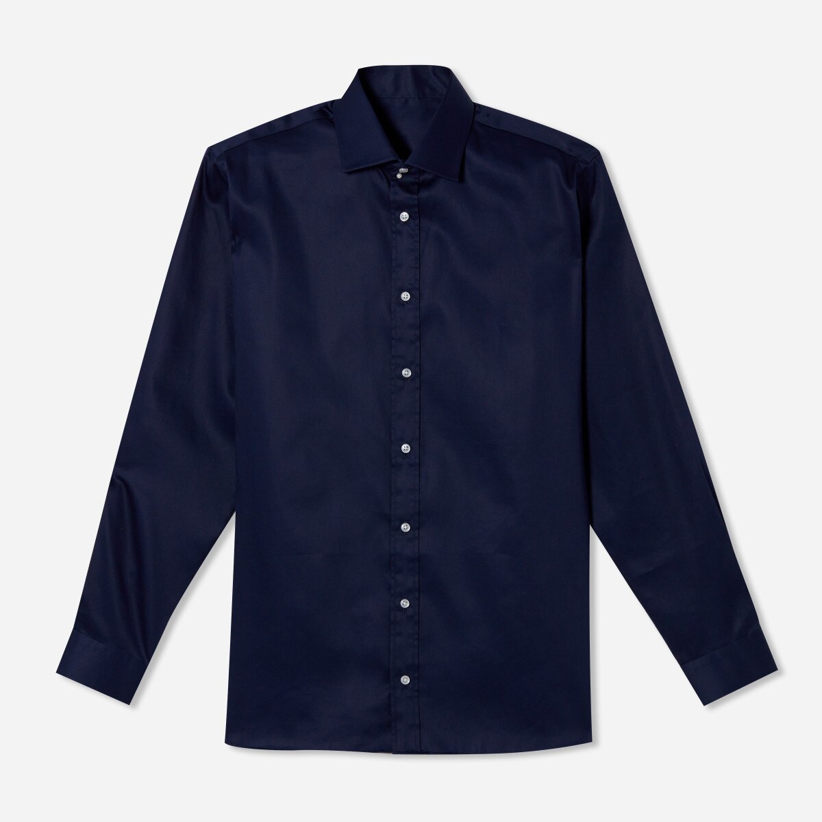 Irving Midnight Poplin Shirt | Alton Lane