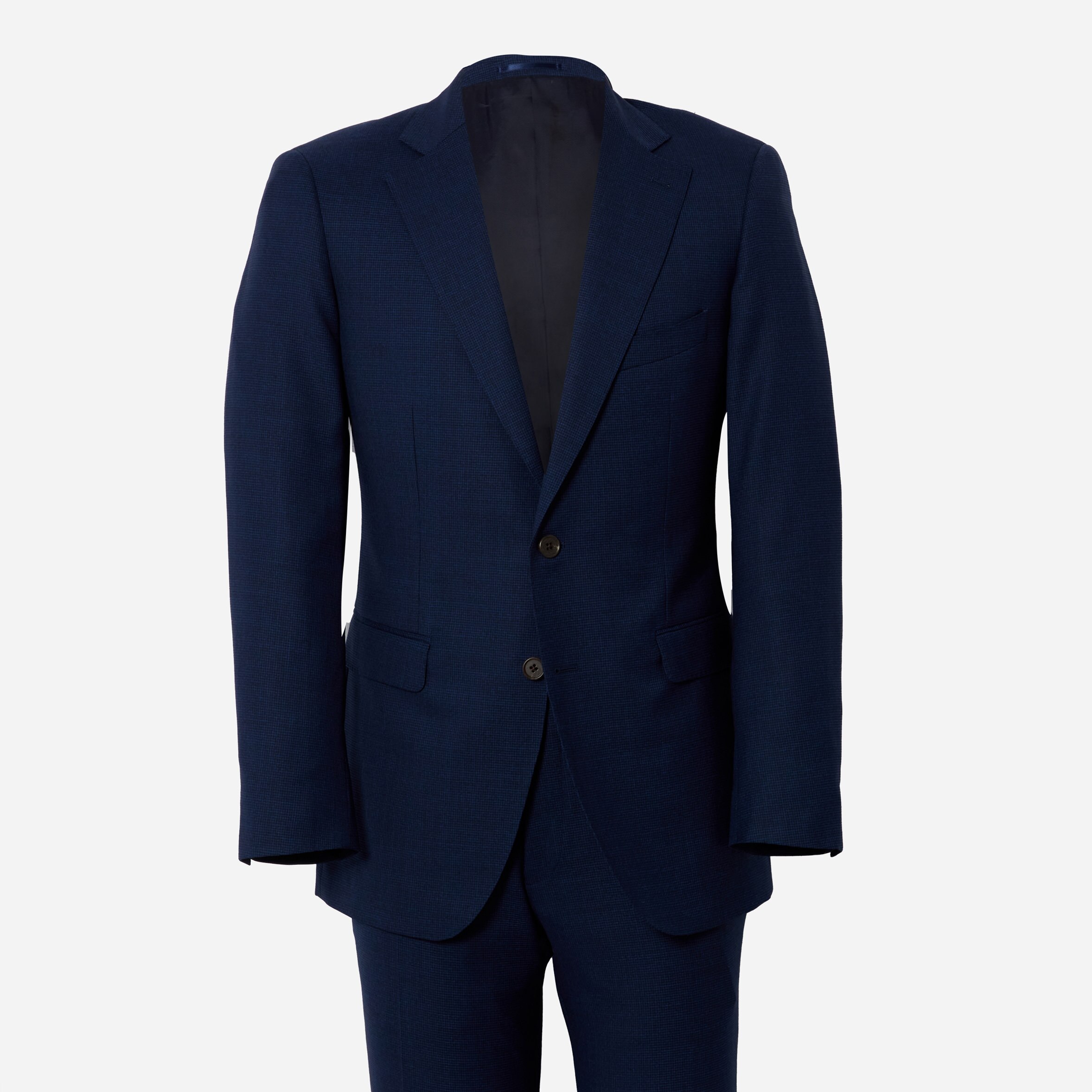 Irving Midnight Navy Houndstooth Suit | Alton Lane