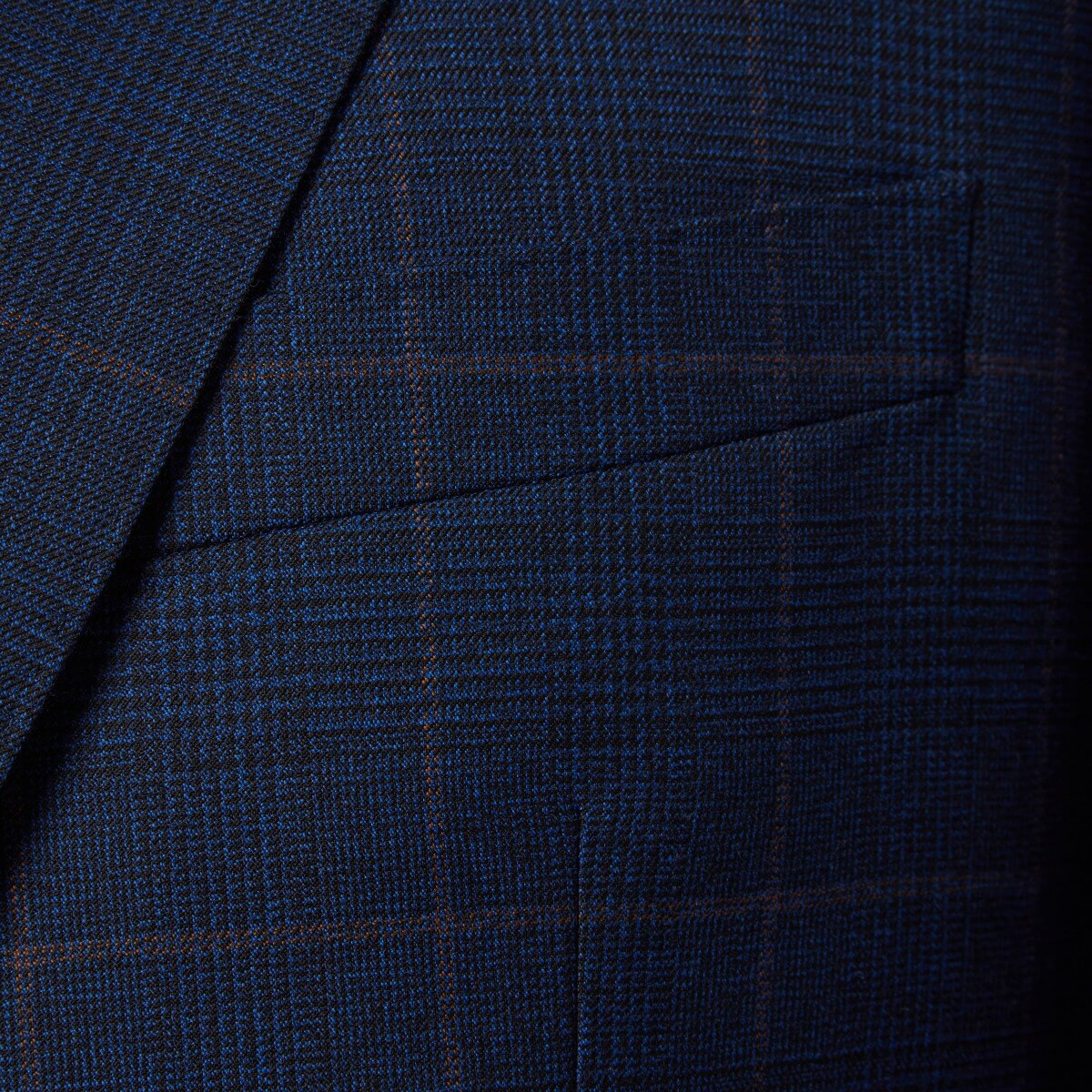 Irving Navy with Copper Windowpane Suit | Alton Lane