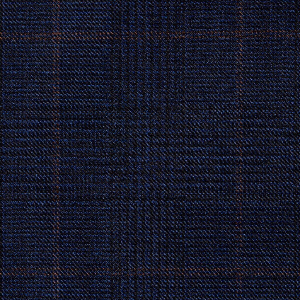 Irving Navy with Copper Windowpane Suit | Alton Lane