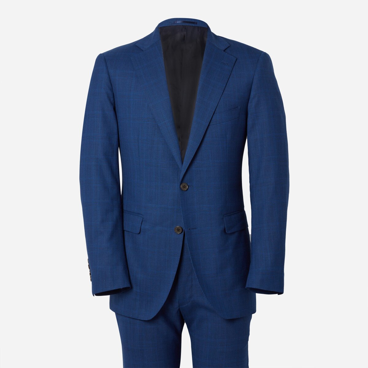 Irving Blue Plaid Suit | Alton Lane