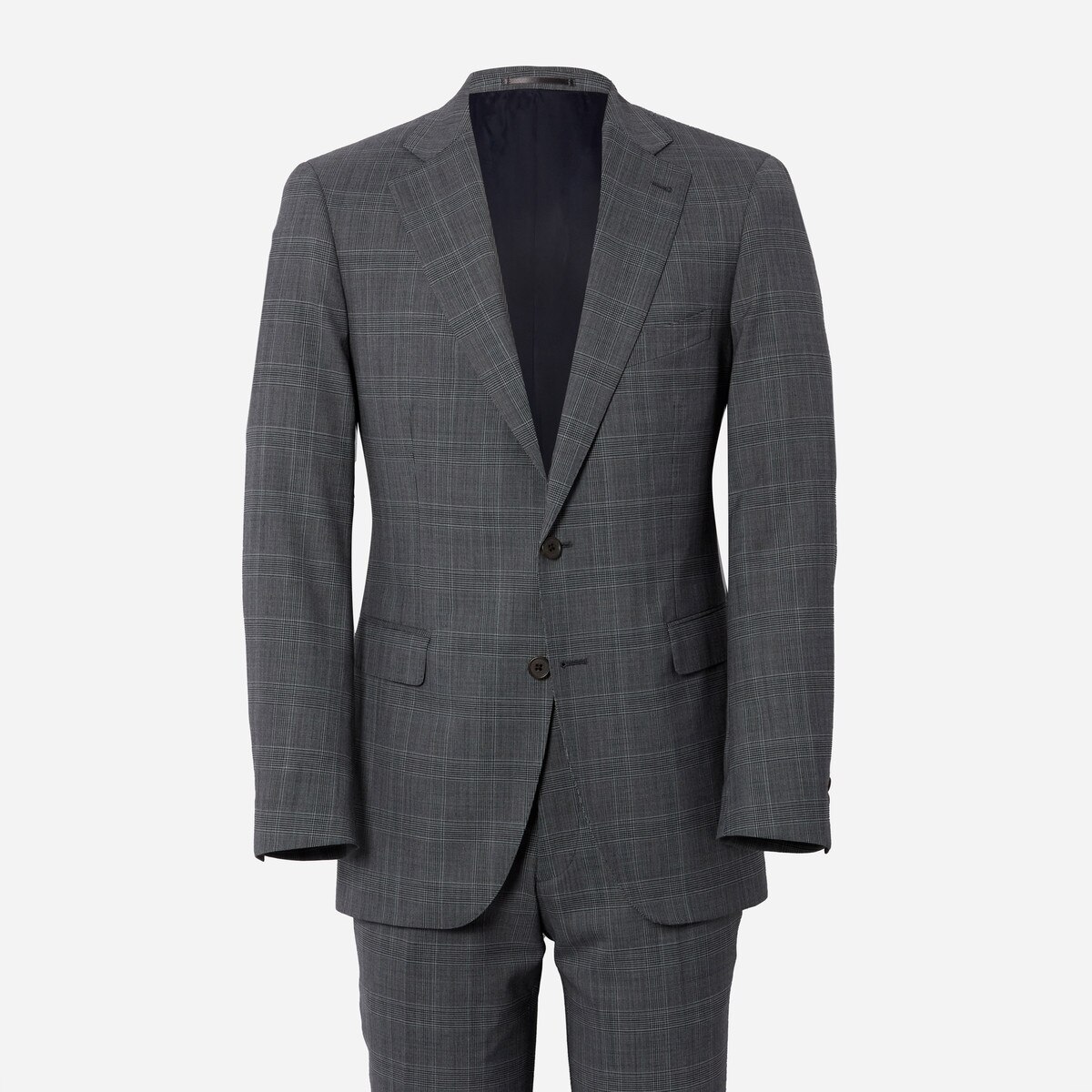 Irving Grey Plaid Suit | Alton Lane