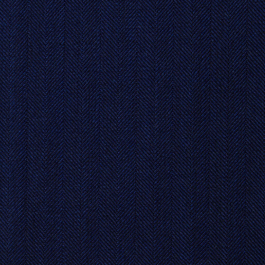 Irving Navy Heathered Herringbone Suit | Alton Lane