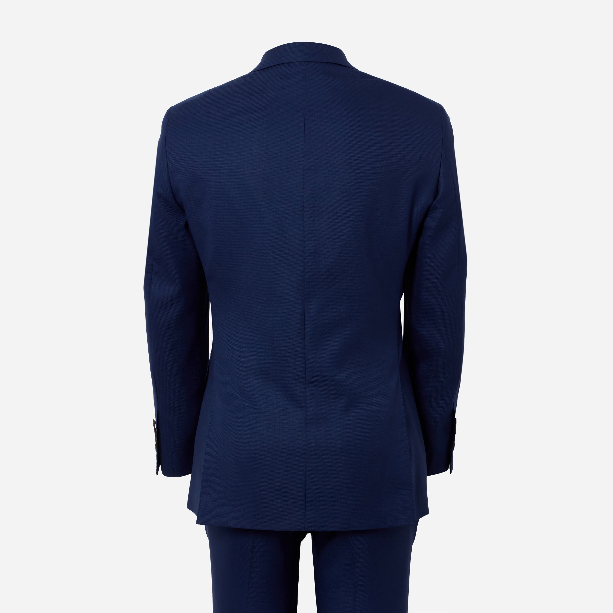 Madison Sapphire Blue Diamond Weave Suit | Alton Lane