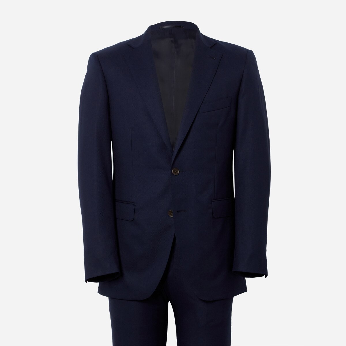 Madison Midnight Navy Diamond Weave Suit | Alton Lane