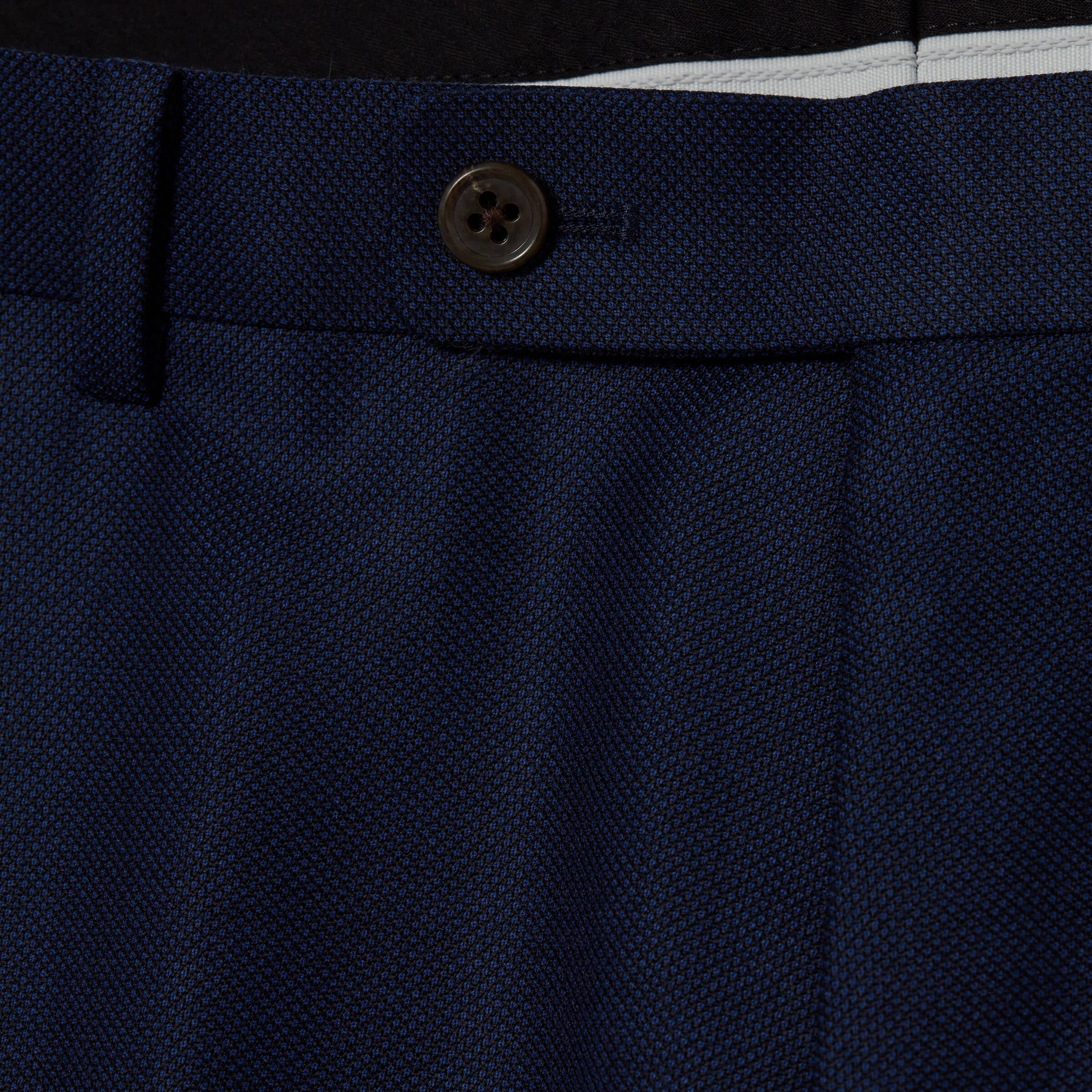Gramercy VBC Deep Blue Birdseye Trousers | Alton Lane