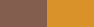 Tan, Brown, Orange