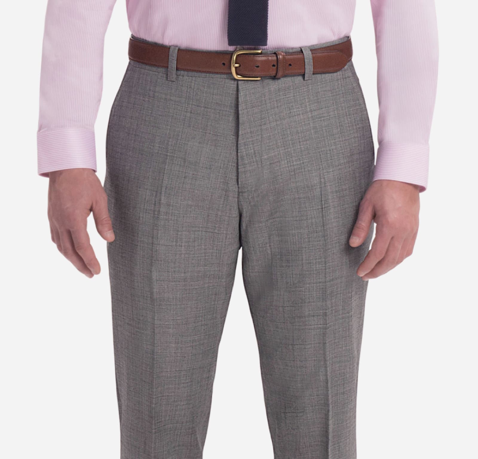 grey pants go with what color shirts