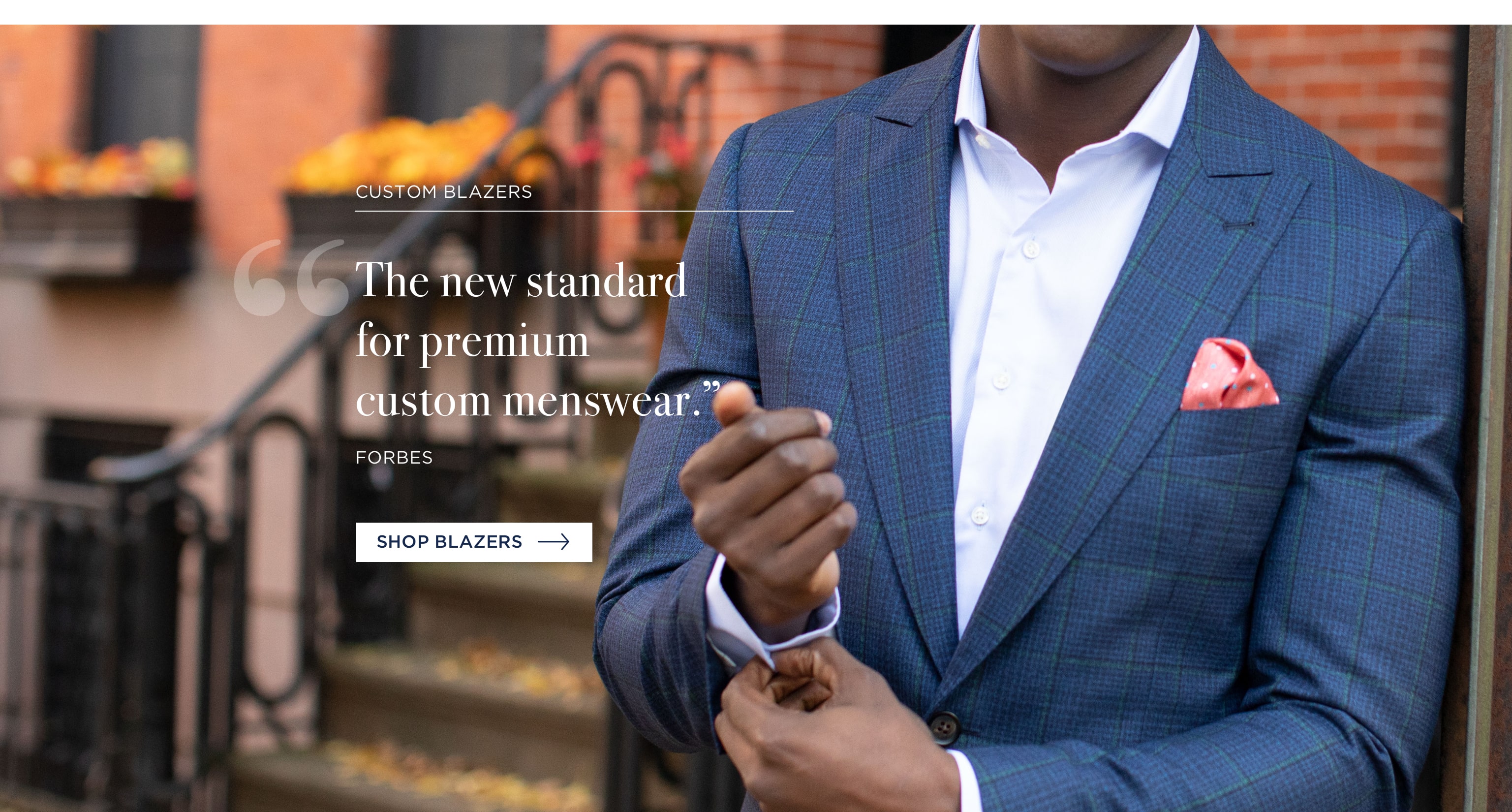 The new standard for premium custom menswear
