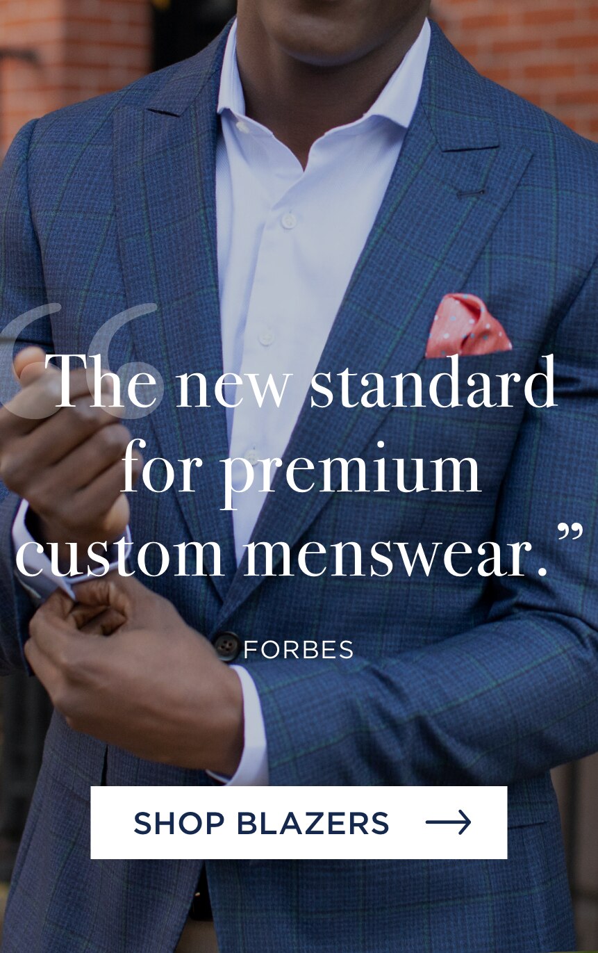The new standard for premium custom menswear