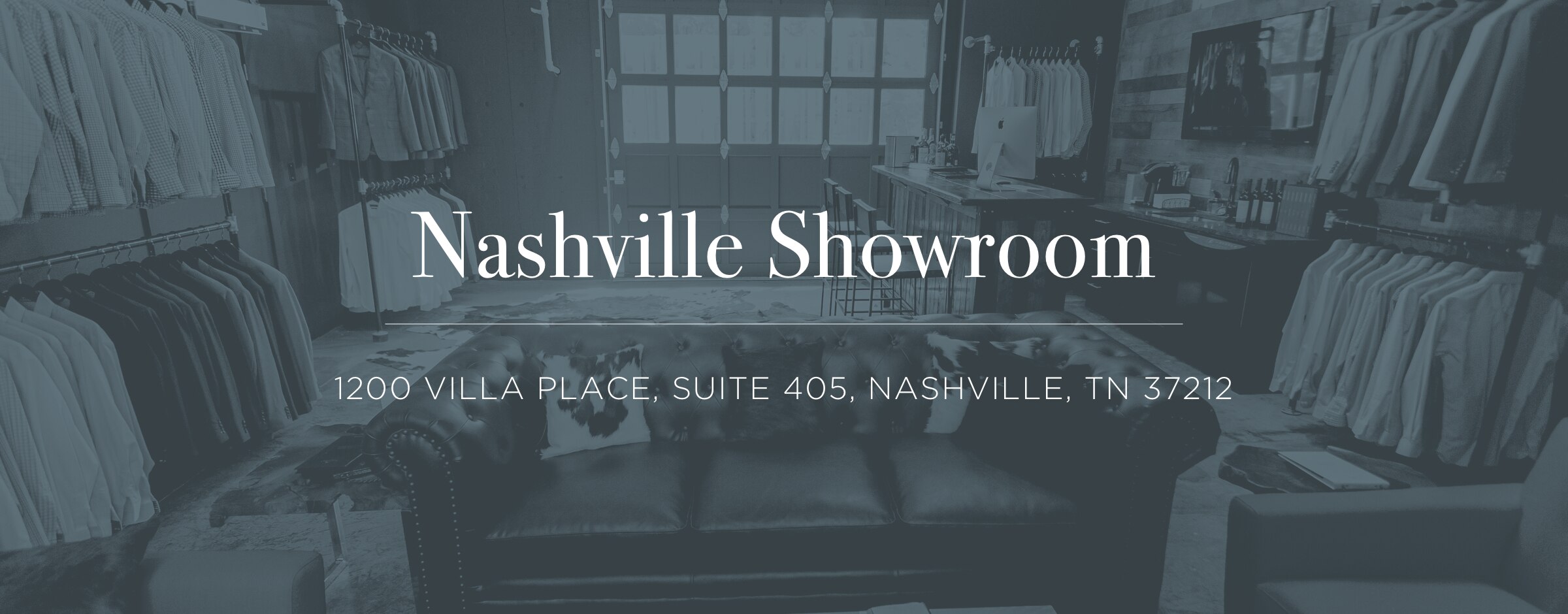 Nashville Showroom 1200 Villa Place, Suite #405, Nashville, TN 37212