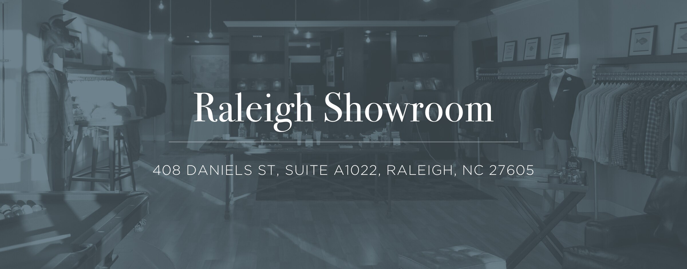 Raleigh Showroom 408 Daniels Street, Suite #A1022, Raleigh, NC 27605